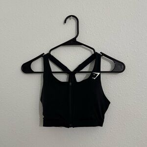 Black Gymshark sports bra